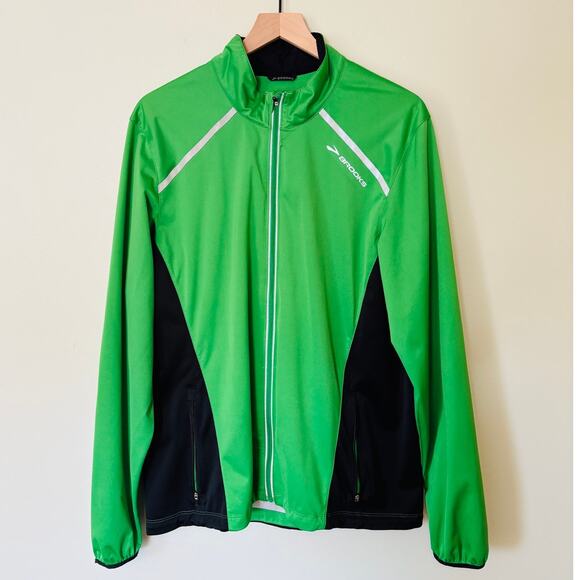 Brooks Men's Running NightLife Infiniti Jacket Size Large - Picture 2 of 10